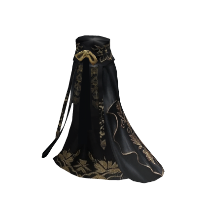 Celestial Hanfu Skirt-Black