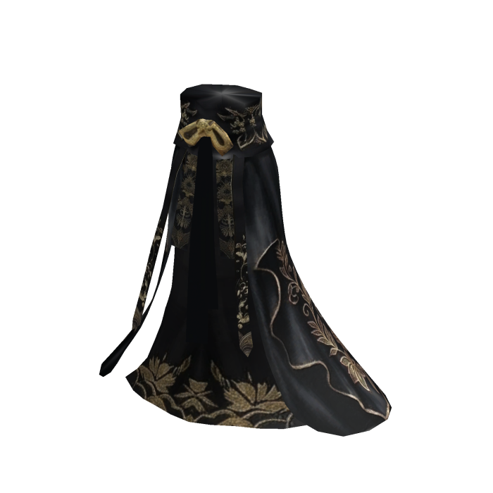 Celestial Hanfu Skirt-Black