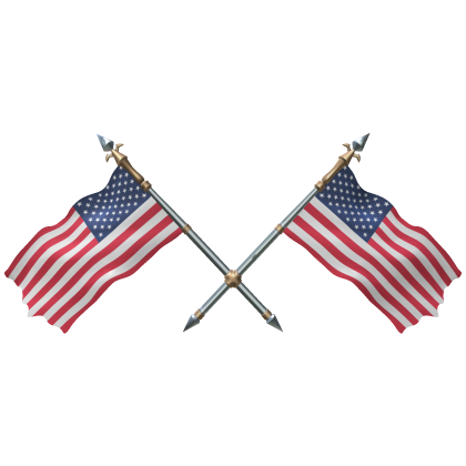 America Double Flags Roblox item