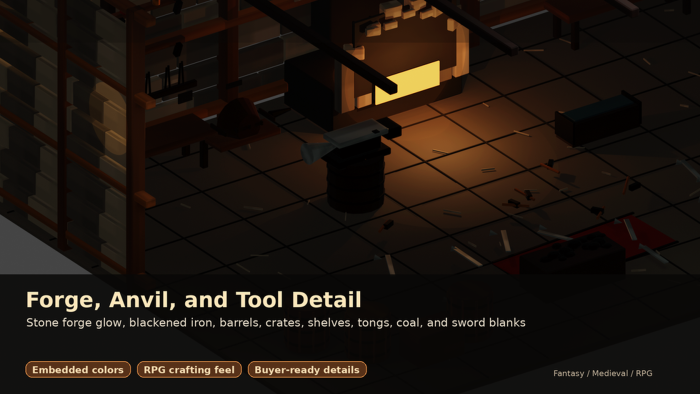 Fantasy Blacksmith Workshop Kit preview 2
