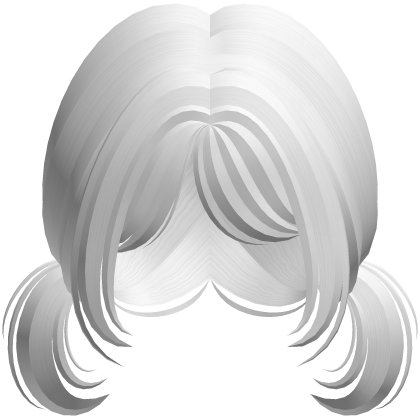 Short Cute Kawaii Pigtails (White) Roblox item