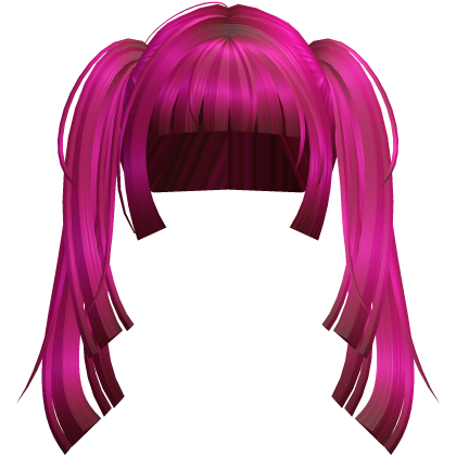 blunt scene hot pink bright decora pigtails hime 
