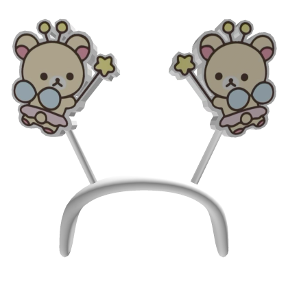 cute bear diwali sparkler headband add on