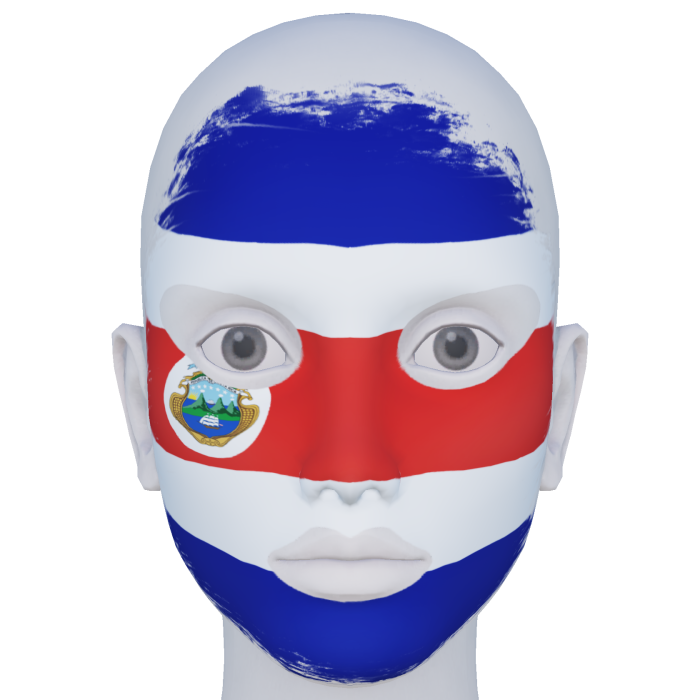 Costa Rica Facepaint