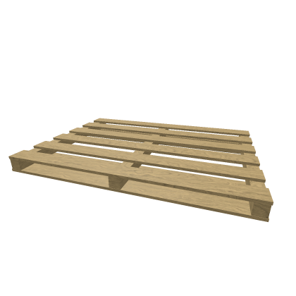 Pallet (Small, Wooden, 1 Way Forklift)