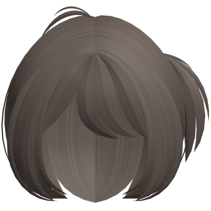 ♡﹒cute short fluffy layered hair in brown Roblox item