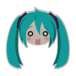 Miku Sticker Pin