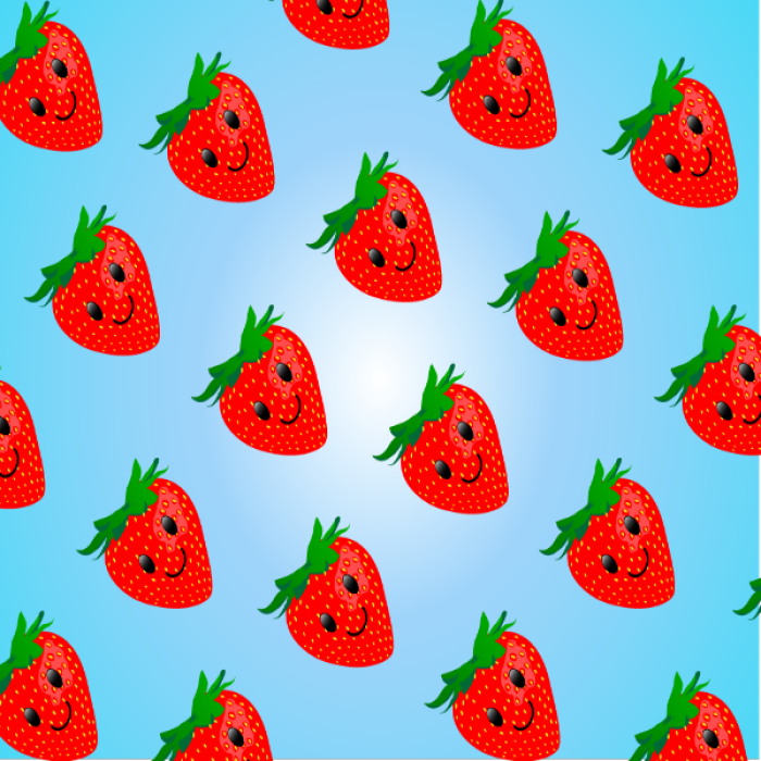 Kawaii strawberry wallpaper Roblox decal