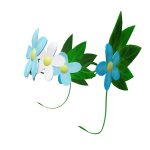 Blue Flower Valkyrie Helm