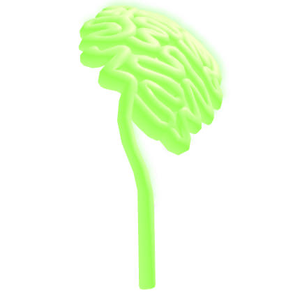  ♡ : glowing creepy cute halloween zombie brain 