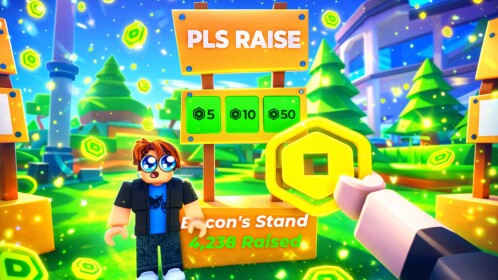 [🎉WORKING] PLS RAISE 💸 [DONATION GAME]