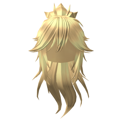 Samurai Ponytail Hair - Blonde Roblox item
