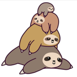 Baby sloth squad!