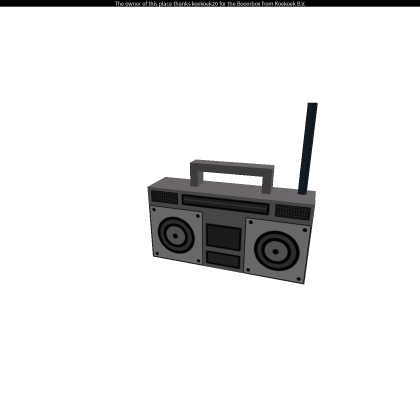 New Scripted Boombox