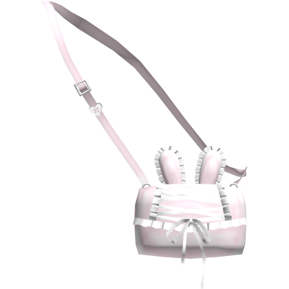 ♱ cute little bunny front bag in pink 1.0