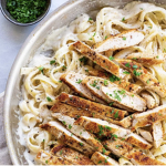 Alfredo fried chicken