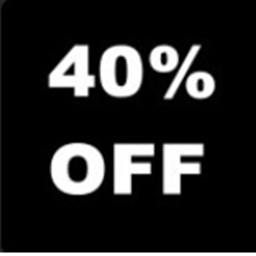 [-40% OFF]