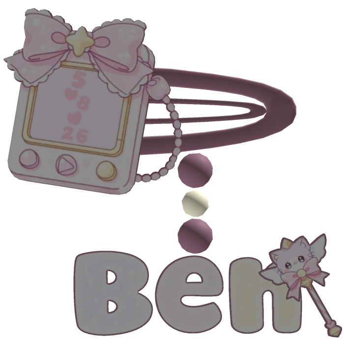 ♡ l Ben Custom Hairclip