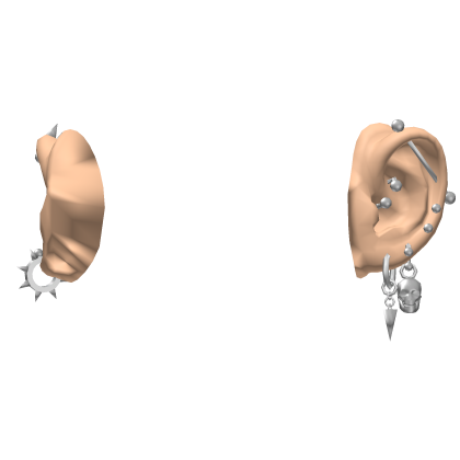 Emo Earrings in Silver thumbnail