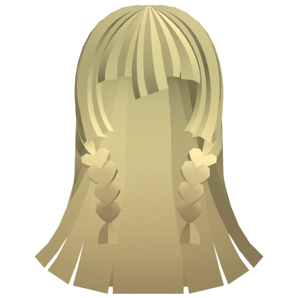 Long Blonde Braided Adventurer Hair Roblox item