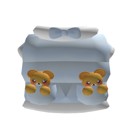 blue puffer jacket with bears