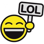 Lol-ing with laughter!