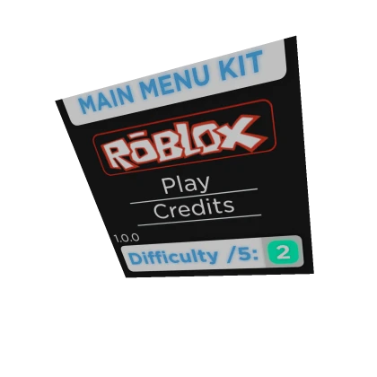 Main Menu Gui | Kit / Tutorial