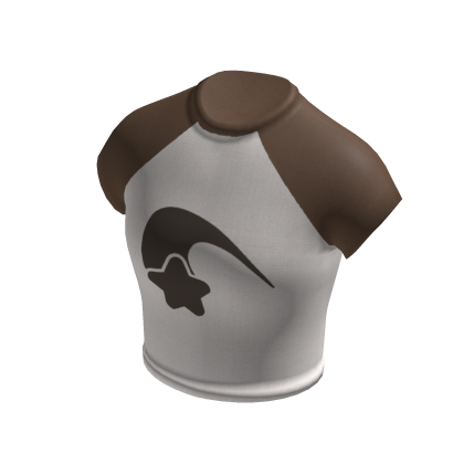 Y2K Star Crop Brown thumbnail