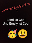 Lami und Emely auf die 1 Gruppe