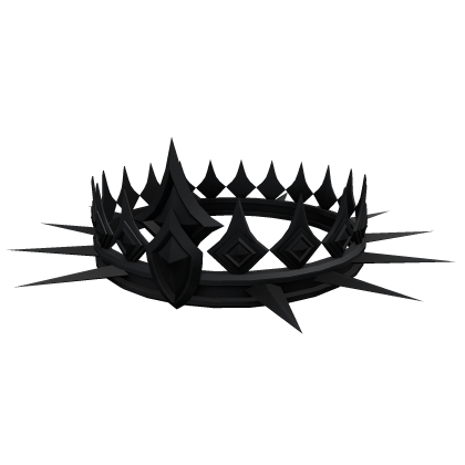 Black Spiky Crown Roblox item