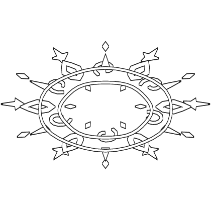 Astral Halo White Black Roblox item