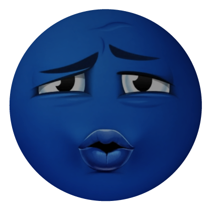 Blue Rizz Face Mask