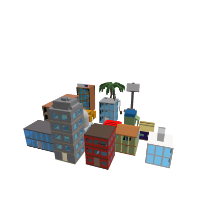 More buildings and props