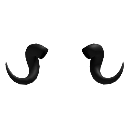 Black Twisted Horns[Halloween special]