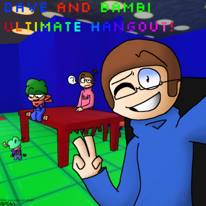 Dave and Bambi Ultimate Hangout Fanart Submission Roblox decal