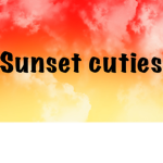 Sunset cuties