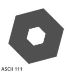 ASCII 111