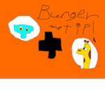 burger and tip