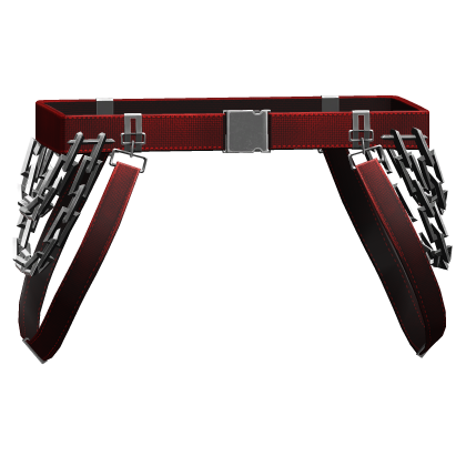 Chained Suspenders (ver.2) - Red thumbnail