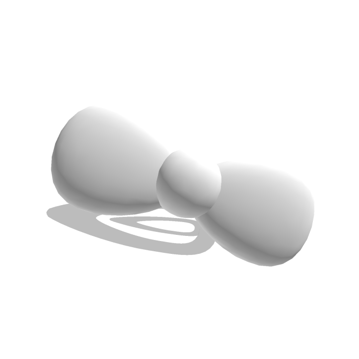 white bow