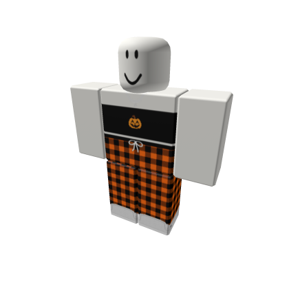 Pumpkin Halloween Plaid Cute Aesthetic Y2K Spooky