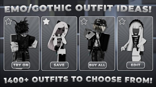 [EMO/GOTHIC🖤] 1400+ BOY & GIRL Outfit Ideas!