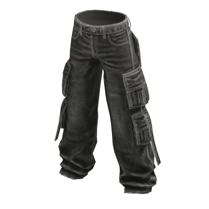 Y2K Multi Pocket Cargo Pant - Grey