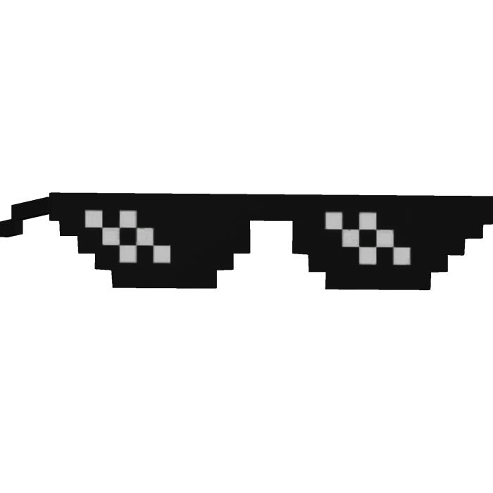 Deal With It Pixel OG Glasses   