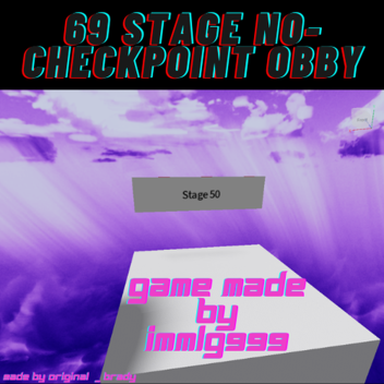 Super Studio's No-Checkpoint Obby (68 plus one)