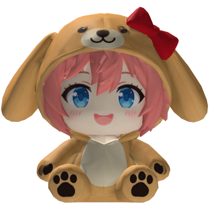 Rosy Puppy Girl Plush