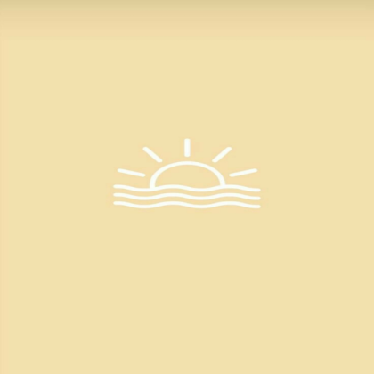 pastel yellow sun+water Roblox decal