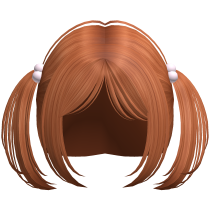 Cute Kawaii Moe Pigtails Hair Ginger