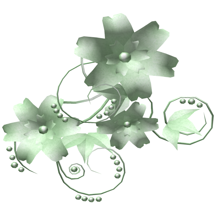 Pastel Green Flower Aura 