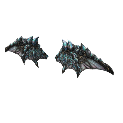 [PBR] Blacksteel Abalone Molten Lava Wings Addon Roblox item